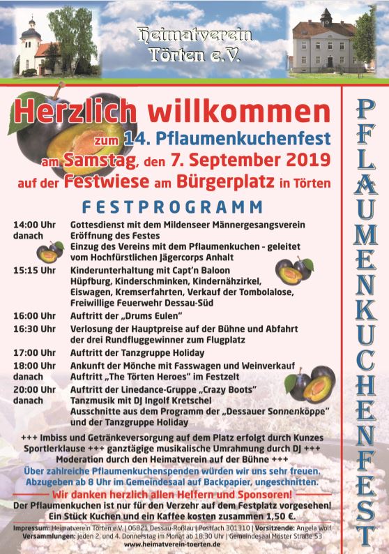 Pflaumenkuchenfest